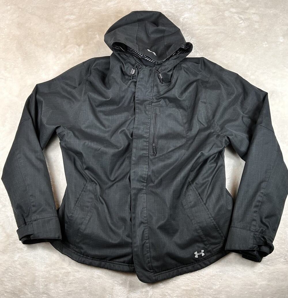 Under Armour Storm 2 Infrared Jacket Women’s Sz XL Black Sienna 3-In-1 Coat